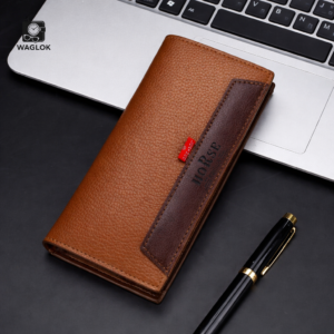 LB-516 – Premium Long Trifold Wallet | Modern Unisex Card Holder