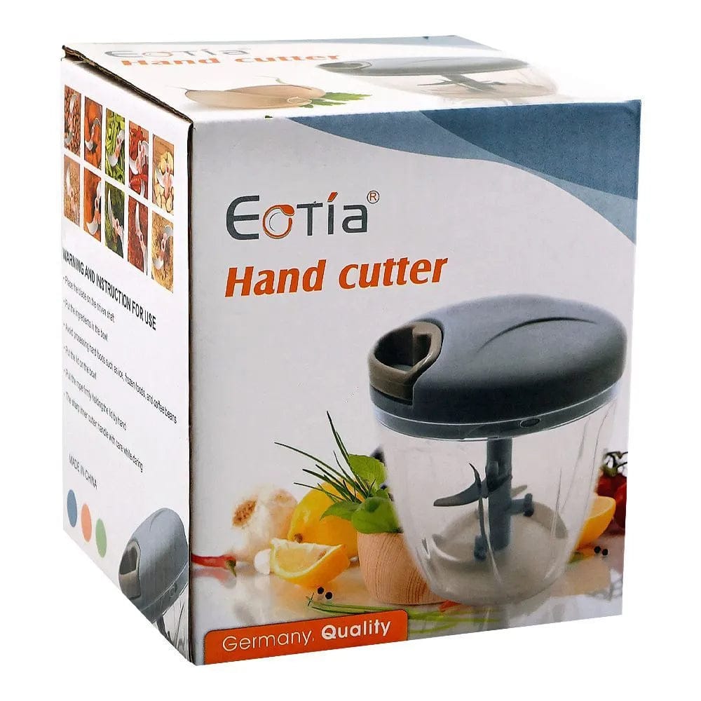 Eotia Hand Cutter – Manual Vegetable And Food Chopper For Quick And Easy Kitchen Food Preparation And Cooking Tasks ( 900ML Random Color)
