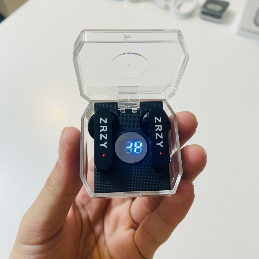 Zrzy New Model BT D30 | Digital Display Bluetooth Device with Long-Lasting Battery โ Reliable, Modern & Portable - Image 3