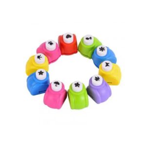 Mini Paper Punch 1 Pc โ Assorted Shape DIY Craft Punch for Paper Cutting - Random Color