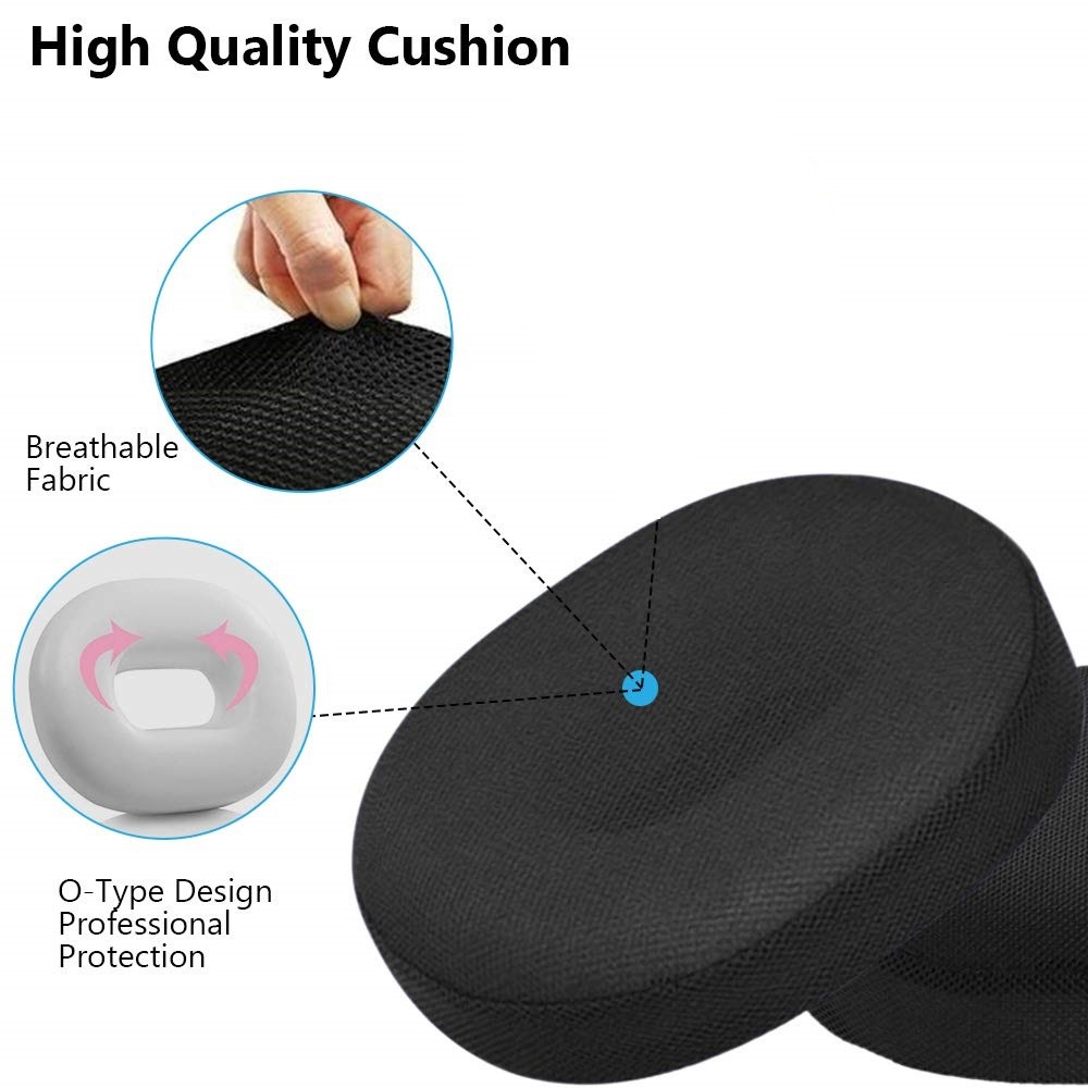 Orthopedic Memory Foam Donut Ring Seat Cushion โ Coccyx & Tailbone Pain Relief Chair Cushion for Office Chair, Car Seat, Wheelchair, Pregnancy & Hemorrhoid Support - Image 2