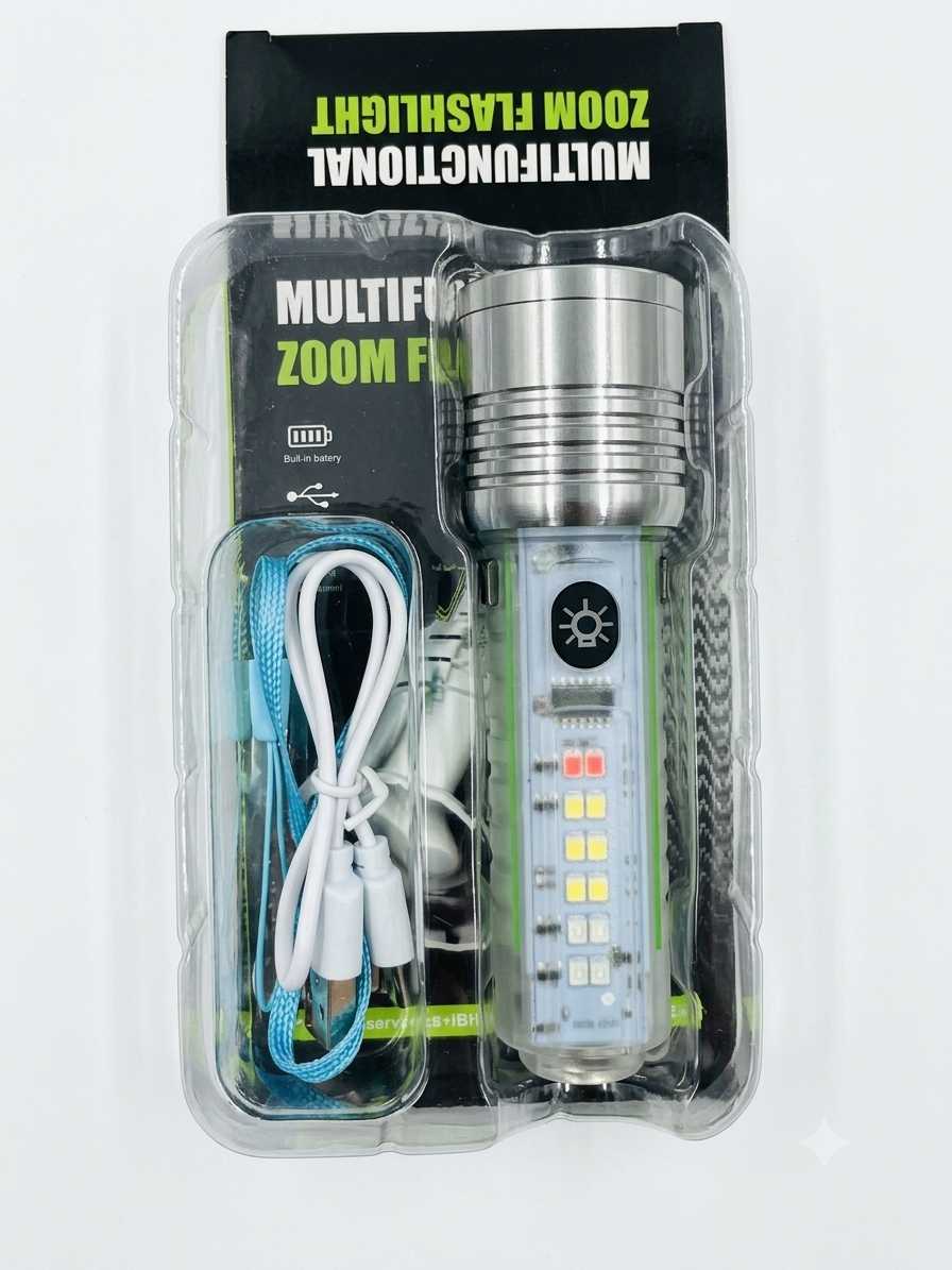 Lot Imported USB Rechargeable Flashlight - Image 4