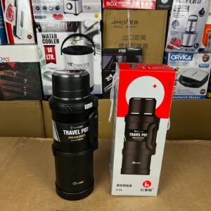 2.5 L Vacuum Travel Pot - Travel Accessory Designed For Beverage Storage And Daily Outdoor Routine