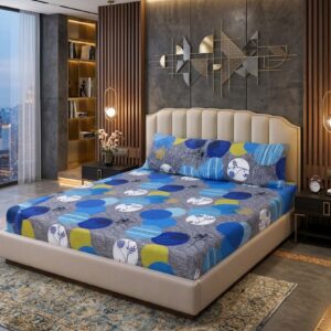 3D Crystal Cotton 3-piece Bedsheet Set AY0010029