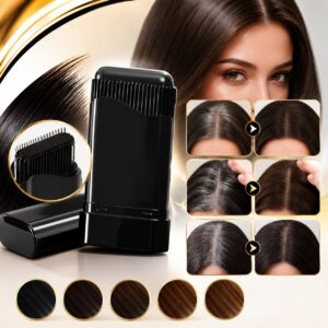 Instant Root Touch-Up Hair Color Wand Comb Stick | Waterproof & Sweatproof Hair Dye Comb | Long-Lasting