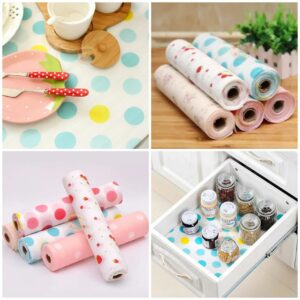 Kitchen Anti-Slip Foam Drawer Mat | Waterproof Cushion Sheet For Cupboards, Refrigerators & Tables - Size 45*150 cm | Random Colour