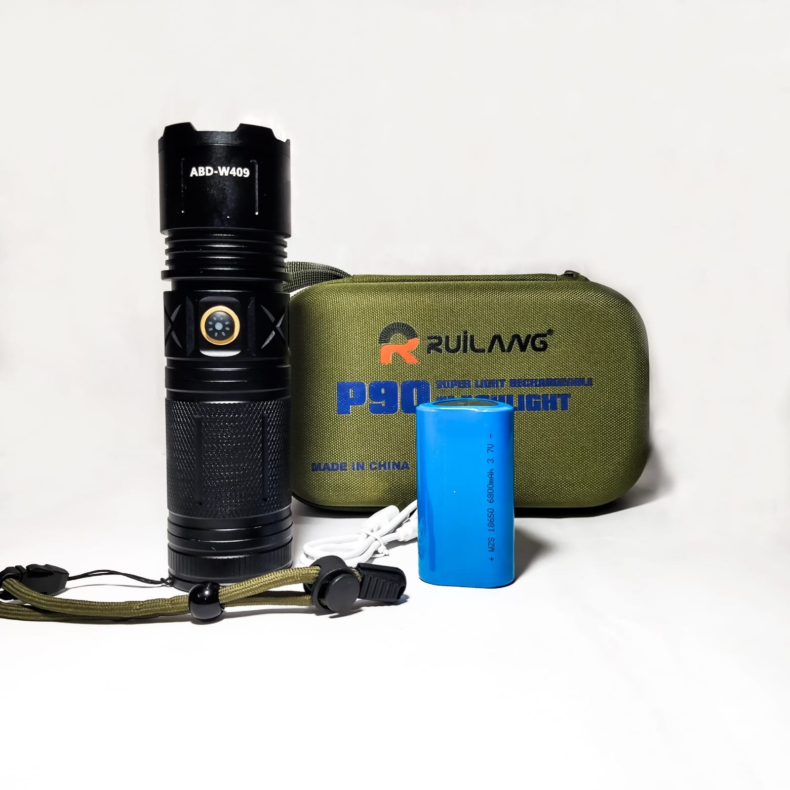 Ruilang P90 Tactical Flashlight Set - Lighting Device Designed For Illumination Purpose And Daily Lighting Routine - Image 2