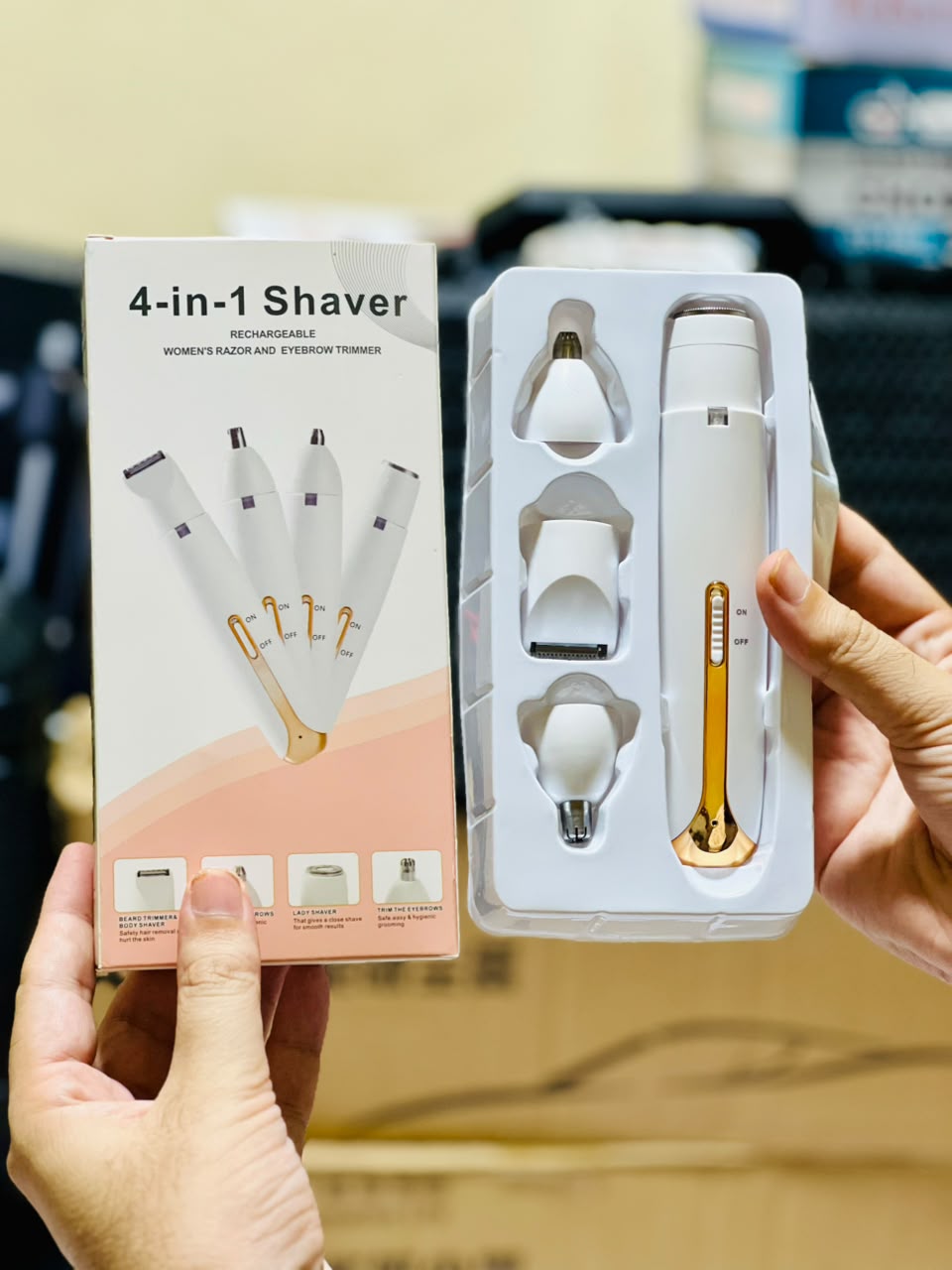 Flawless 4 In 1 Rechargeable Hair Remover - Personal Care Device Designed For Hair Removal And Daily Grooming Routine - Image 4