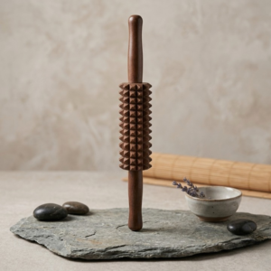 Handcrafted Wooden Thighs and Calves Massager – Reflexology & Muscle Roller