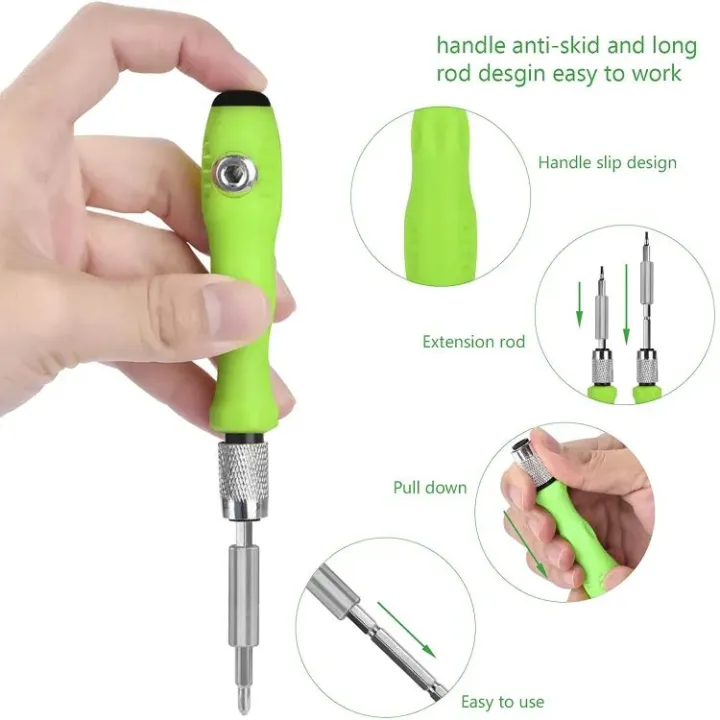 32-in-1 Precision Screwdriver Set โ Multi-Bit Repair Tool Kit for Electronics & Home Use - Image 4