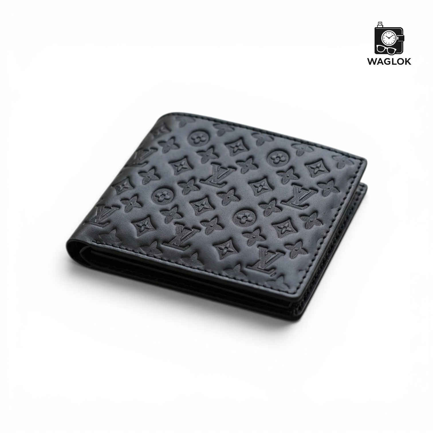 Men's Genuine Leather Bifold Wallet with Gift Box | Monogram Pattern RFID Card Holder Pocket Friendly Wallet - Image 8