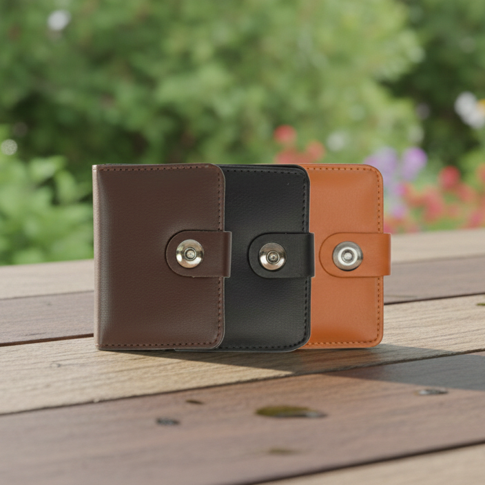 Menโs Premium Leather Wallet โ Pack of 3 | Slim, Stylish & Durable Wallets for Daily Use, Travel & Gifts