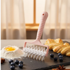 Pizza Dough Docker Roller โ Premium Dough Hole Maker Tool for Pizza, Pastry, Cookies, Bread & Baking | Prevents Air Bubbles | 1pc Kitchen Essential