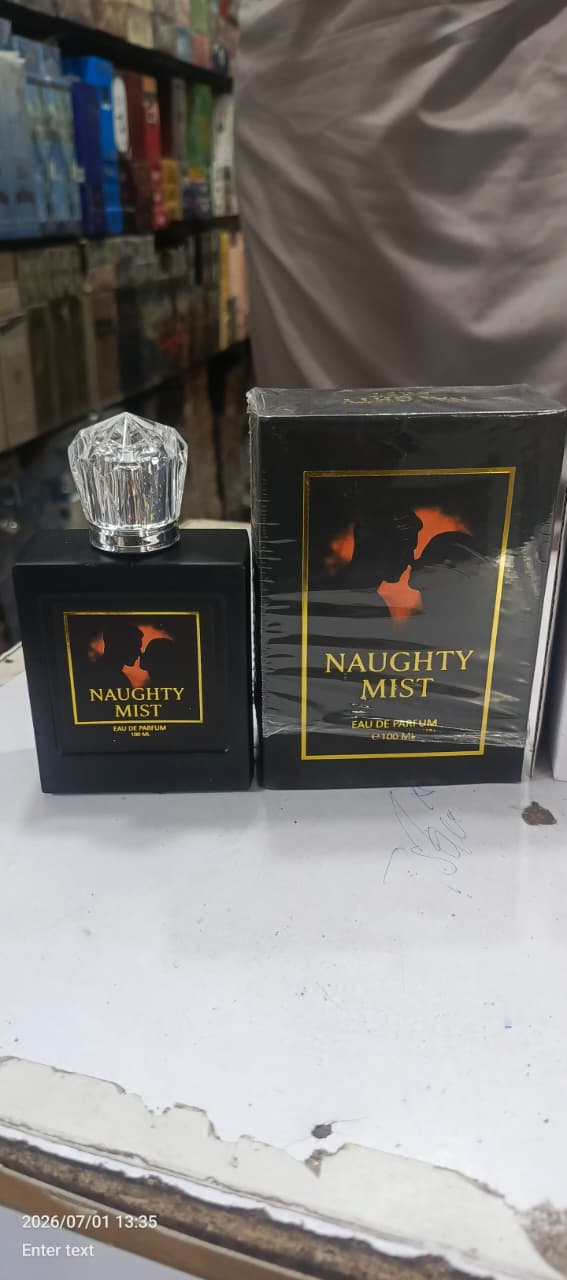 Naughty Mist Luxury Eau De Parfum 100ml Black Bottle Warm Sweet Sensual Unisex Fragrance - Image 4