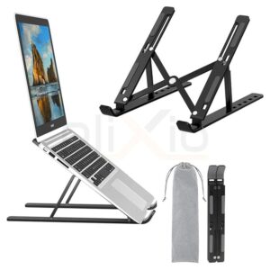 Premium Plastic Laptop Stand โ Lightweight & Durable Foldable Laptop Holder, Ergonomic Desk Stand for Laptop, Notebook & MacBook Random Color