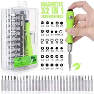 32-in-1 Precision Screwdriver Set โ Multi-Bit Repair Tool Kit for Electronics & Home Use