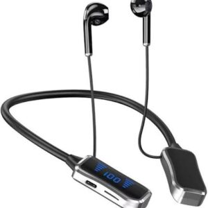 Bluetooth Headset with Digital Display & IPX4 Protection