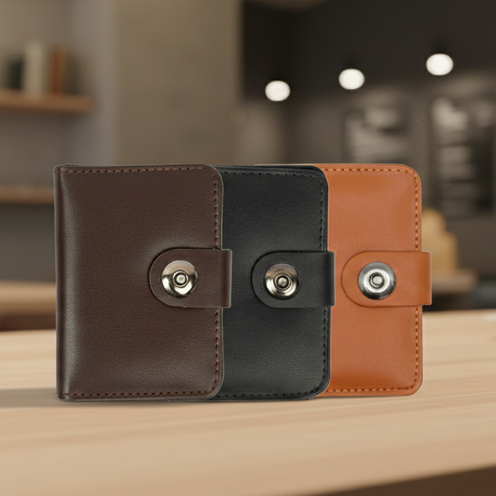 Menโs Premium Leather Wallet โ Pack of 3 | Slim, Stylish & Durable Wallets for Daily Use, Travel & Gifts - Image 5