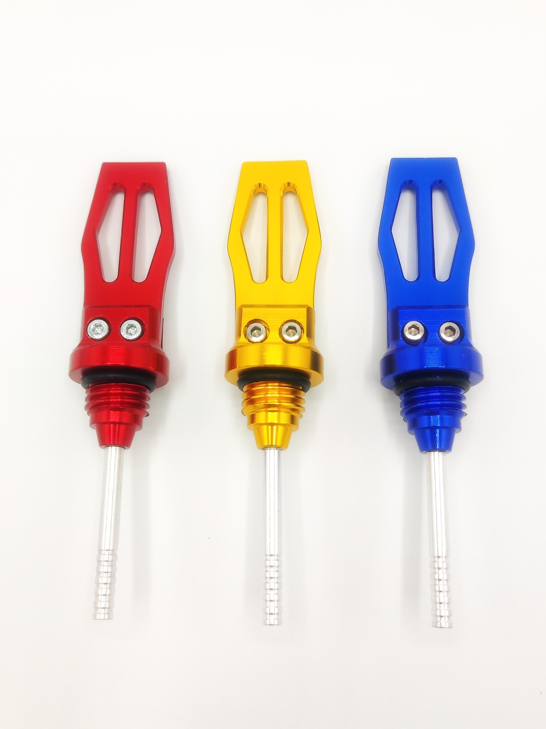 Flat Fancy Oil Gauge for Honda CD 70 & CG 125 | Motorcycle Oil Dipstick | Decorative Bike Oil Gauge for Bikes & Motorcycles - Image 2