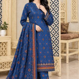 SALIM 3 Piece Printed Lawn Suit – Design 10 | Digital Printed Lawn