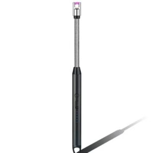 Rechargeable USB Electric Candle Lighter – Windproof Flameless Plasma Arc Lighter with 360° Flexible Long Neck
