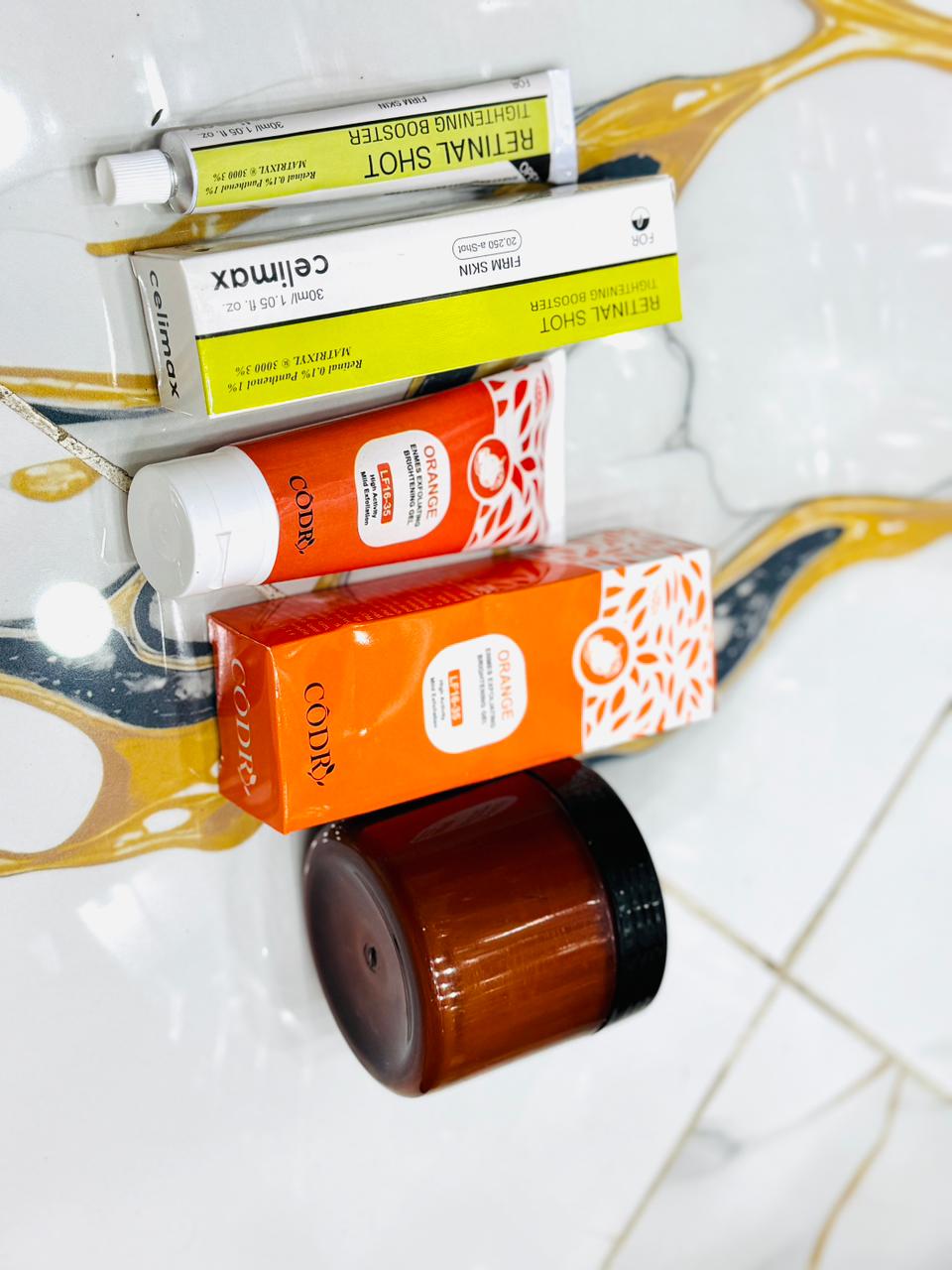Ultimate Skin Transformation Bundle Deal – Retinal Shot Booster, Orange Enzyme Gel & Zafrani Whitening Cream (Pack of 3) - Image 5