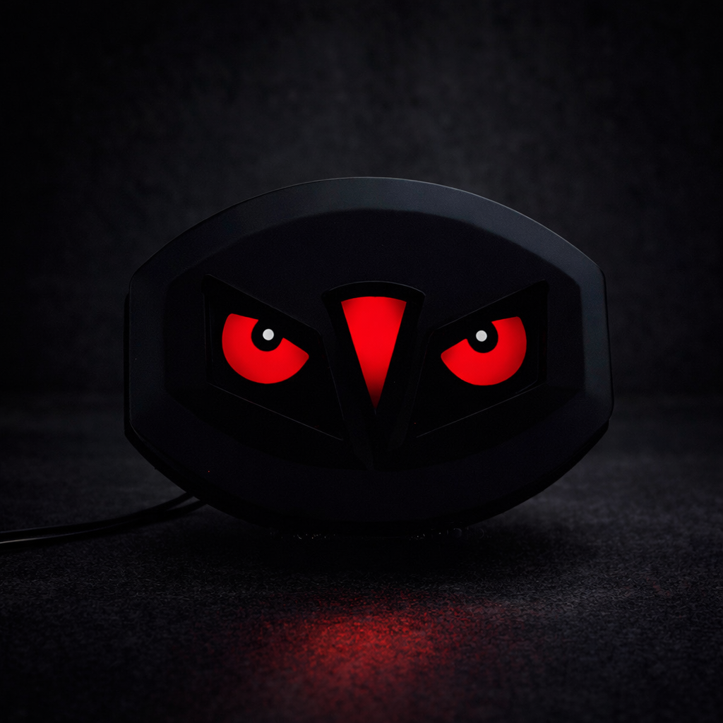 Premium Devil Eye Bike Backlight โ Universal 12V LED Brake Tail Light with Multicolor RGB Dynamic Flash for 125cc Motorcycles (Random Color) - Image 4