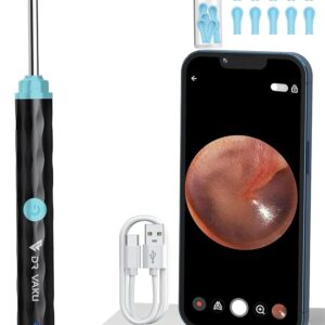 Rechargeable Smart Wireless Ear Camera Kit | Visual Ear Wax Removal Tool With Mobile Display | Random Colour