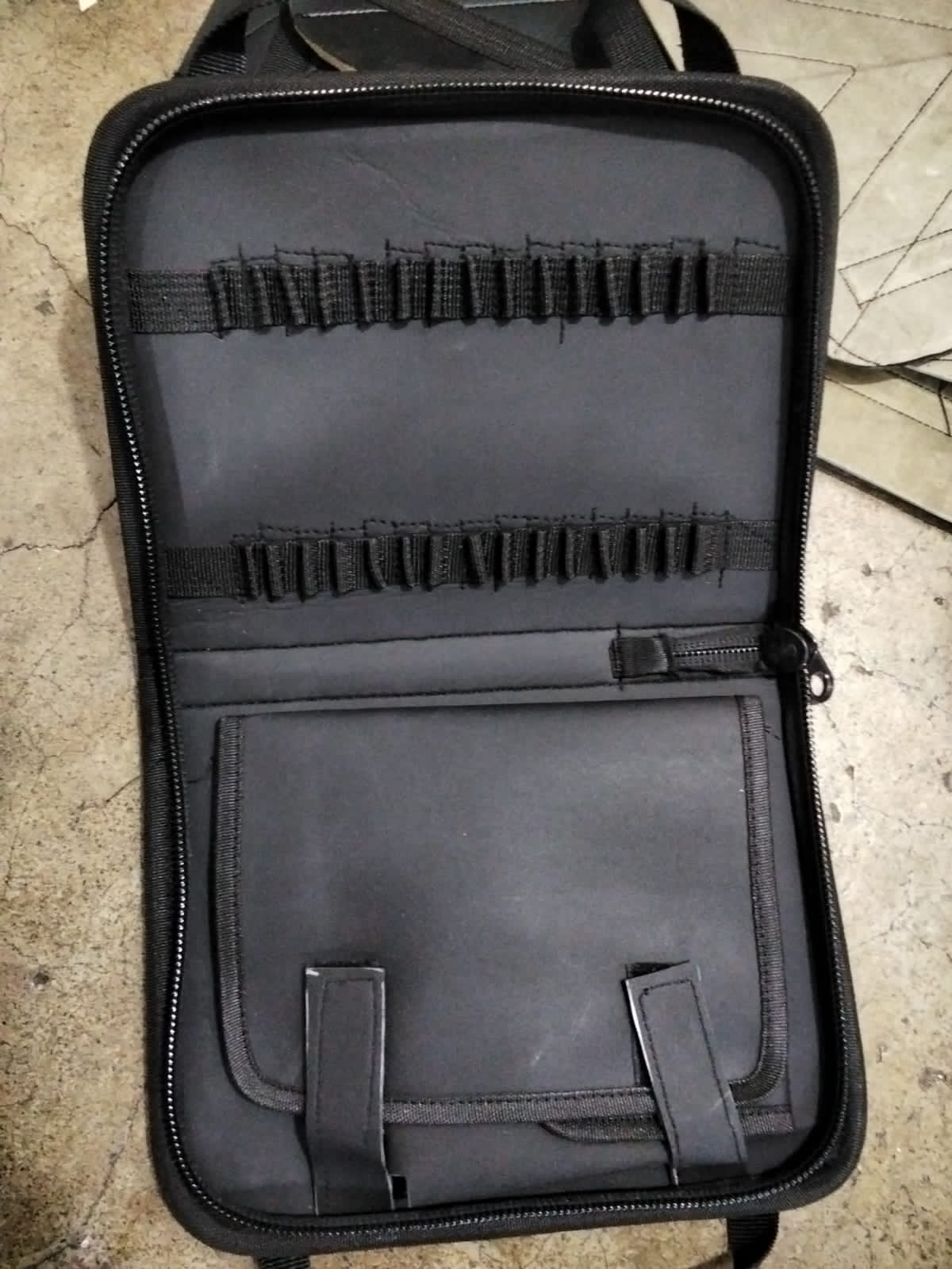 Tactical Hard Shell Pistol Carry Case with Multi Holders & Secure Zip Lock - Image 6