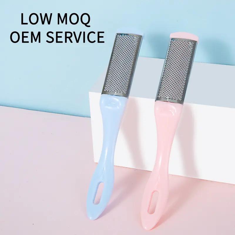 2 in 1 Latest Hot Sale Foot File Pedicure Professional Foot Rasp Hard Skin Remover Tool and Nails ( Random color)
