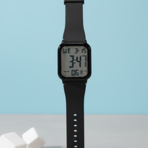 Digital Sports Watch with Stopwatch, Waterproof Design, LED Display, Alarm & Durable Outdoor Performance for Men & Women