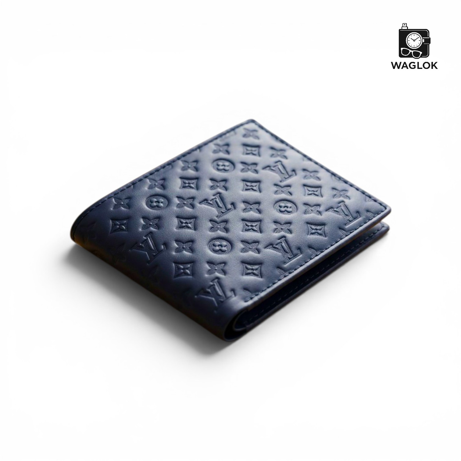 Men's Genuine Leather Bifold Wallet with Gift Box | Monogram Pattern RFID Card Holder Pocket Friendly Wallet - Image 5
