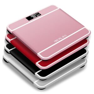 180kg Digital Body Weight Scale Precision Electronic Weighing Machine High Accuracy Cell Operated Bathroom And Personal Health Scale - With Cell (Random Color)