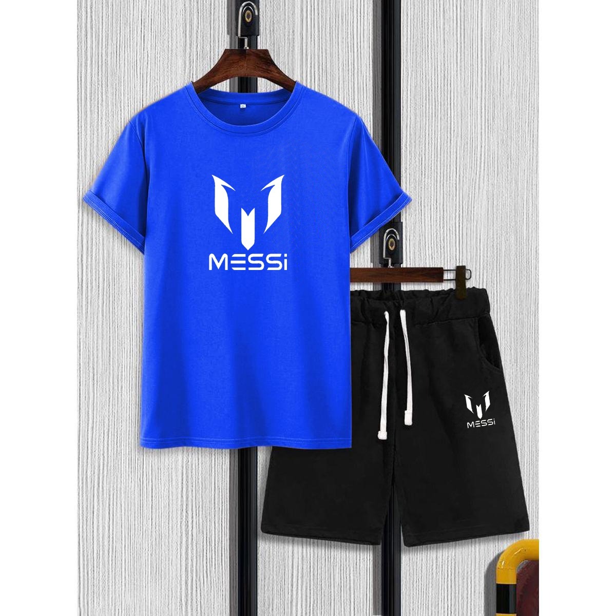 Printed Half Sleeves Cotton Jersey Summer Tracksuit for Boys, β Soft and Comfortable Fabric Summer T-Shirt and Shorts Set - Image 2