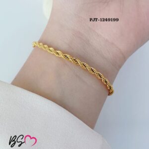 Golden Rope Bracelet / Anklet – Unisex Stylish Chain