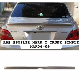 ABS Rear Trunk Lip Spoiler for Toyota Mark X (2004โ2009 Models) โ Simple Flush Profile