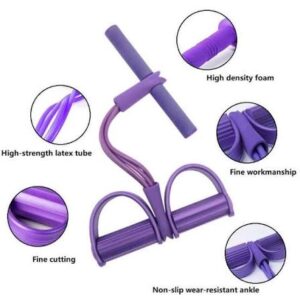 Imported Tummy Trimmer | Rubber Pull Resistance Exercise Band | Tummy Trimmer Exerciser Random Color