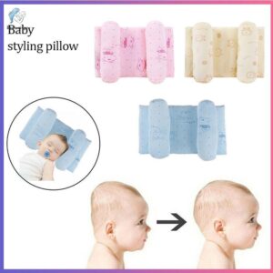 Infant Pillow | Newborn Baby Head Shaping Anti-Rollover Pillow (Random Color & Design)