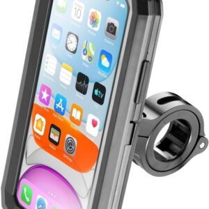 Waterproof Bike Phone Mount - 360ยฐ Rotatable Motorcycle & Bicycle Mobile Holder - Adjustable Touch Screen Handlebar Phone Support for All Bikes
