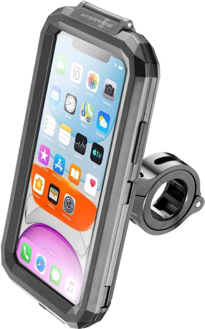 Waterproof Bike Phone Mount - 360ยฐ Rotatable Motorcycle & Bicycle Mobile Holder - Adjustable Touch Screen Handlebar Phone Support for All Bikes