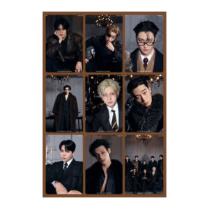 Set of 9 ATEEZ 'Golden Hour' Photocards