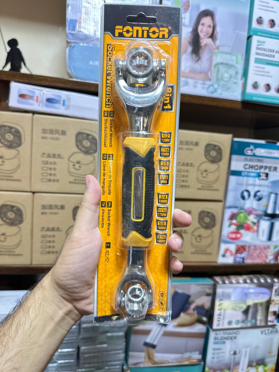 48-In-1 Universal Multi-Function Wrench 360ยฐ Rotary Adjustable Spanner for Nuts & Bolts - Image 6
