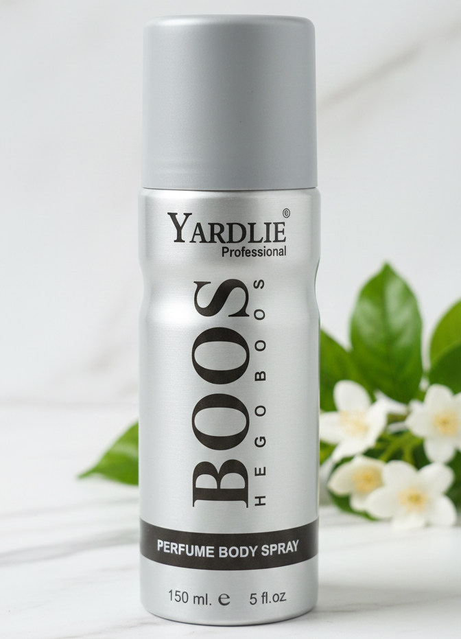 Yardlie Professional BOSS HEGOBOOS Perfume Body Spray (150ml): The Bold, Masculine Deodorant for Professional Men - Image 3
