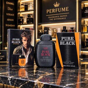 Creation Lamis Pure Black Mens Fragrance - Fragrance Accessory Designed For Scent Application - 100ML