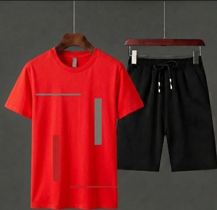 HY Boutique Men's Summer shirt & Shorts Tracksuit Set β Lightweight & Comfortable Casual Wear