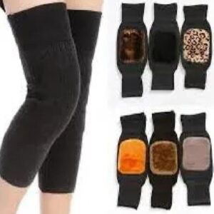 (1 Pair) Unisex Cashmere Wool Knee Warmers | Winter Thermal Velvet Knee Pads for Men & Women – Soft, Warm & Comfortable Support randome colour