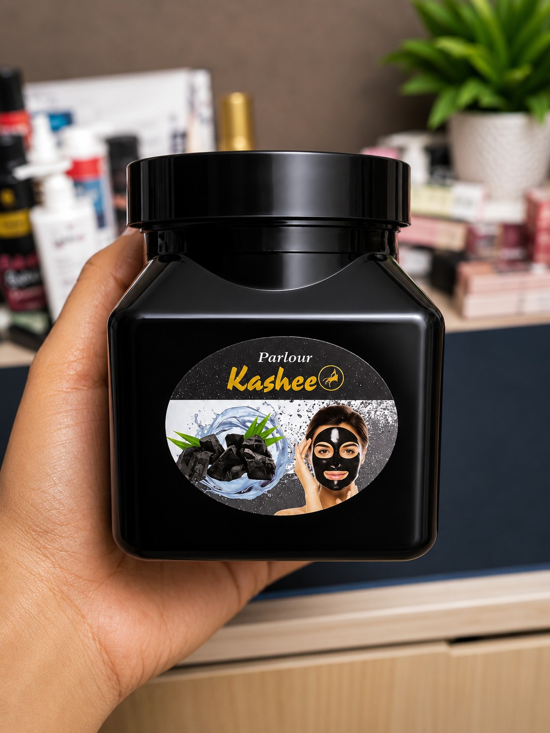 Kashee Hair Mask And Black Charcoal Mask Combo - Personal Care Product Designed For Skin And Hair Treatment And Daily Grooming Routine - Image 5