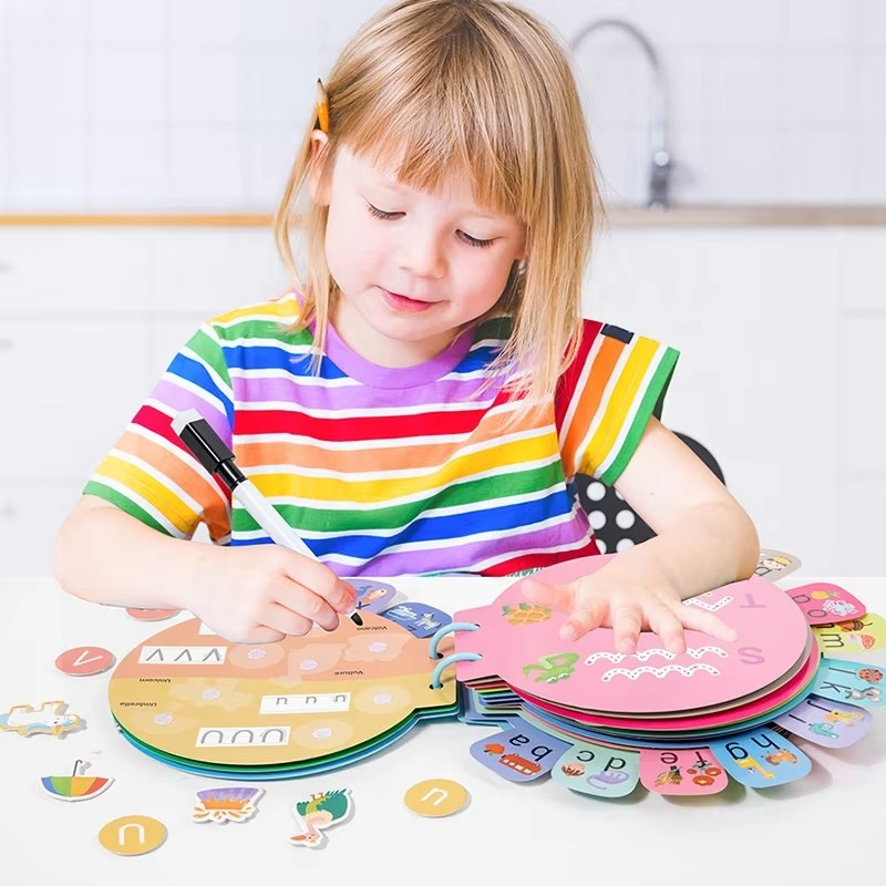 My Alphabet Busy Book โ Interactive Learning Kit for Kids with Magnetic Letters & Activity Pages - Image 3