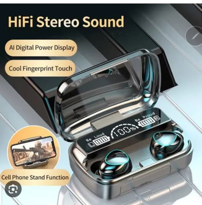 DaMix Original M10 Bluetooth Earbuds โ Wireless Earphones with LED Display & Power Bank Case - Image 2