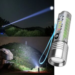 Coba Mini LED Torch Light - Coba CB 1658 – Super Bright Handheld Tactical Light | Multiple Modes | Zoom-able Electric Flashlight for Camping, Hiking & Cycling ( Random Color )